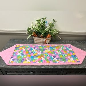 Glittery Easter handmade table runner.